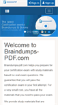 Mobile Screenshot of braindumps-pdf.com