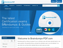 Tablet Screenshot of braindumps-pdf.com